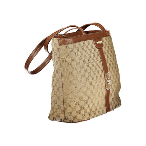 Laura Biagiotti Beige Polyester Women Handbag Laura Biagiotti