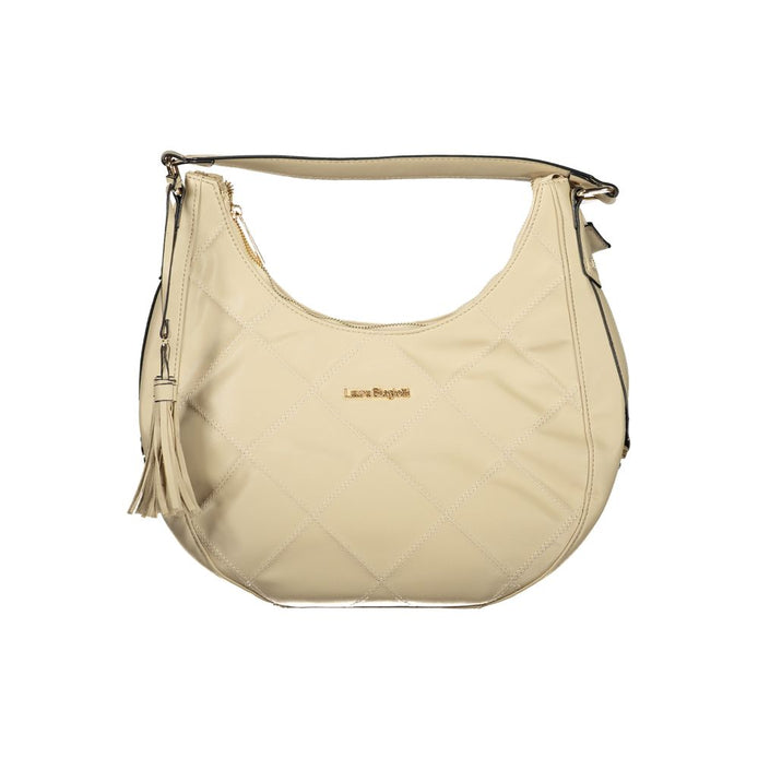 Laura Biagiotti Beige PVC Women Handbag Laura Biagiotti