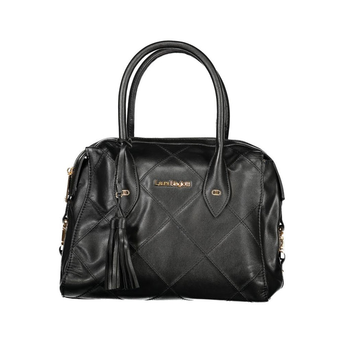 Laura Biagiotti Black PVC Women Handbag Laura Biagiotti