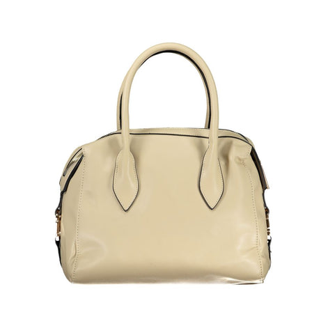 Laura Biagiotti Beige PVC Women Handbag Laura Biagiotti