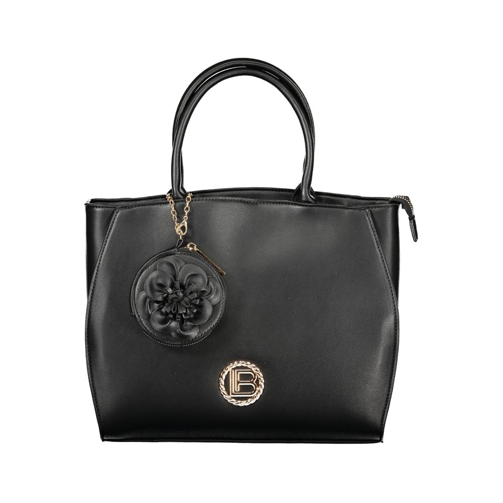 Laura Biagiotti Black PVC Women Handbag Laura Biagiotti