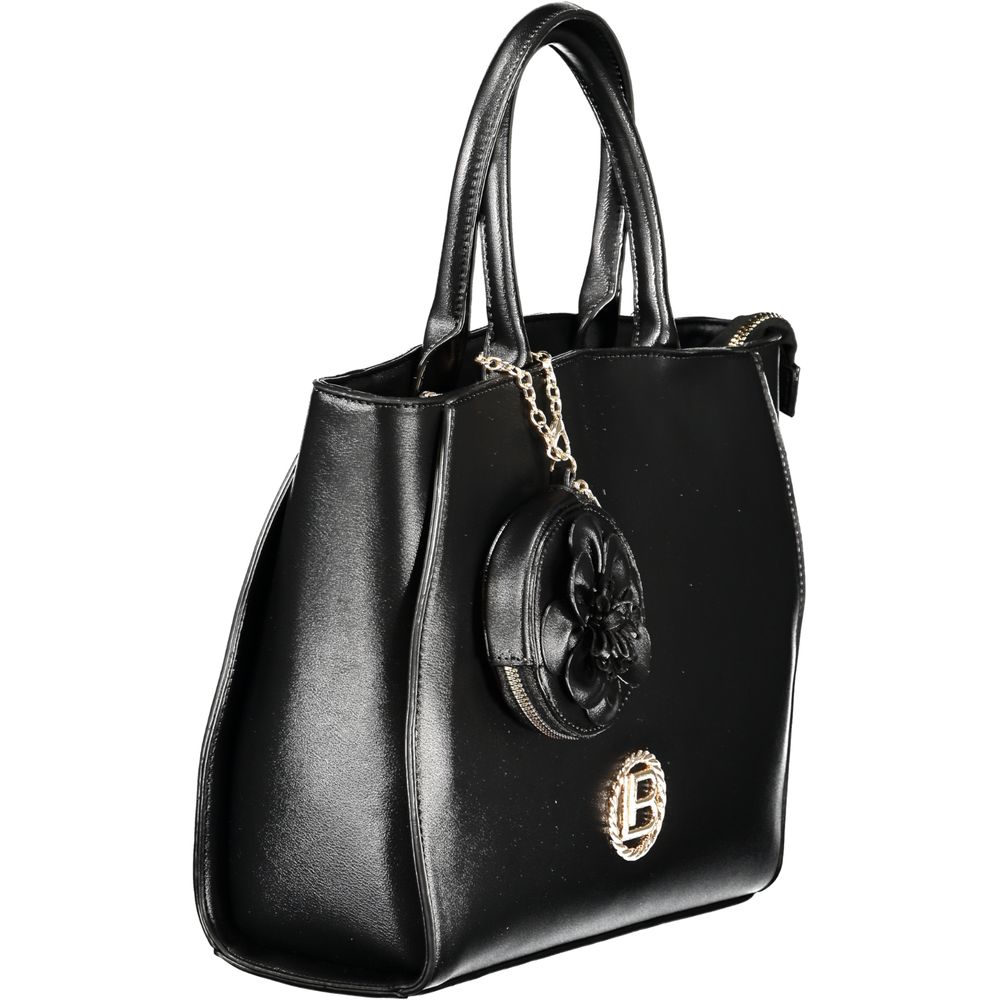 Laura Biagiotti Black PVC Women Handbag Laura Biagiotti