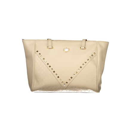 Laura Biagiotti Beige PVC Women Handbag Laura Biagiotti