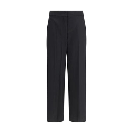 Max Mara Black Fleece Wool Casual Pants Max Mara