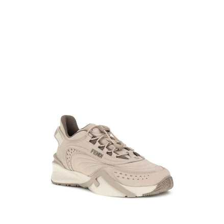 Fendi Cream Rubber Athletic Sneakers Fendi