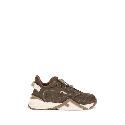 Fendi Brown Rubber Athletic Sneakers Fendi