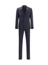 Prada Blue Fleece Wool Two-Piece Suit Prada