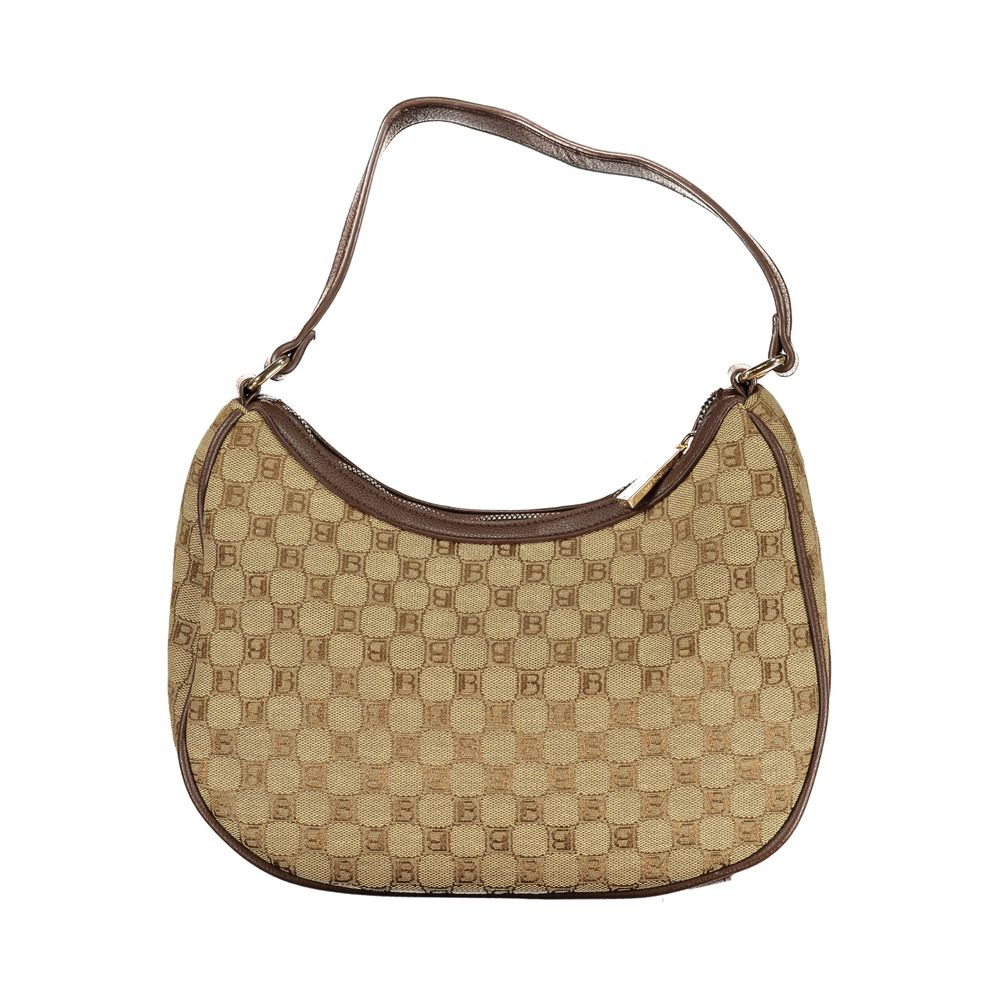 Laura Biagiotti Beige Polyester Damenhandtasche