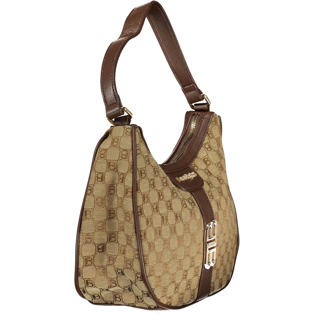Laura Biagiotti Beige Polyester Damenhandtasche