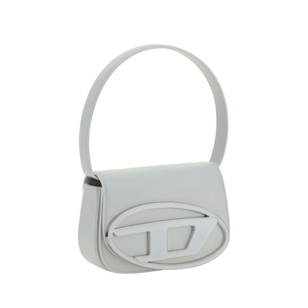 Diesel White Calf Leather Bos Taurus Shoulder Bag Diesel