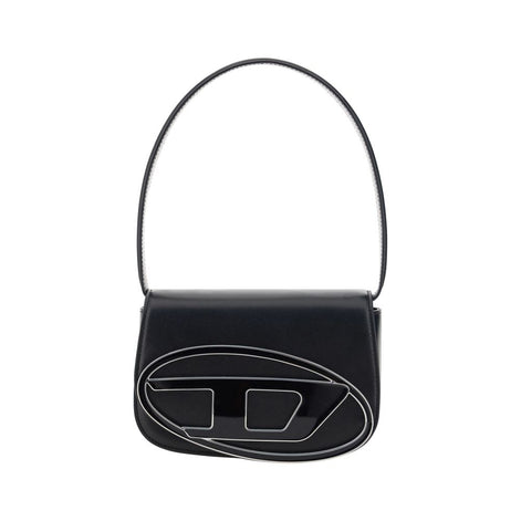 Diesel Black Calf Leather Bos Taurus Shoulder Bag Diesel