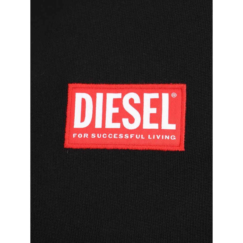 Diesel Black Cotton Sweatshirt Diesel