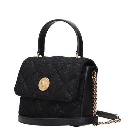 Versace Black Fabric Handbag Versace