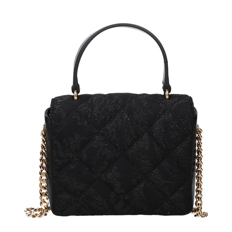 Versace Black Fabric Handbag Versace