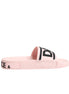Dolce & Gabbana Pink Rubber Slides Sandals Beachwear Shoes Dolce & Gabbana