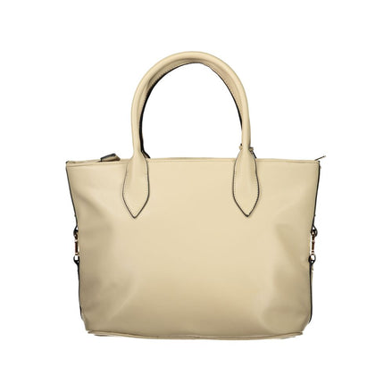 Laura Biagiotti Beige PVC Women Handbag Laura Biagiotti