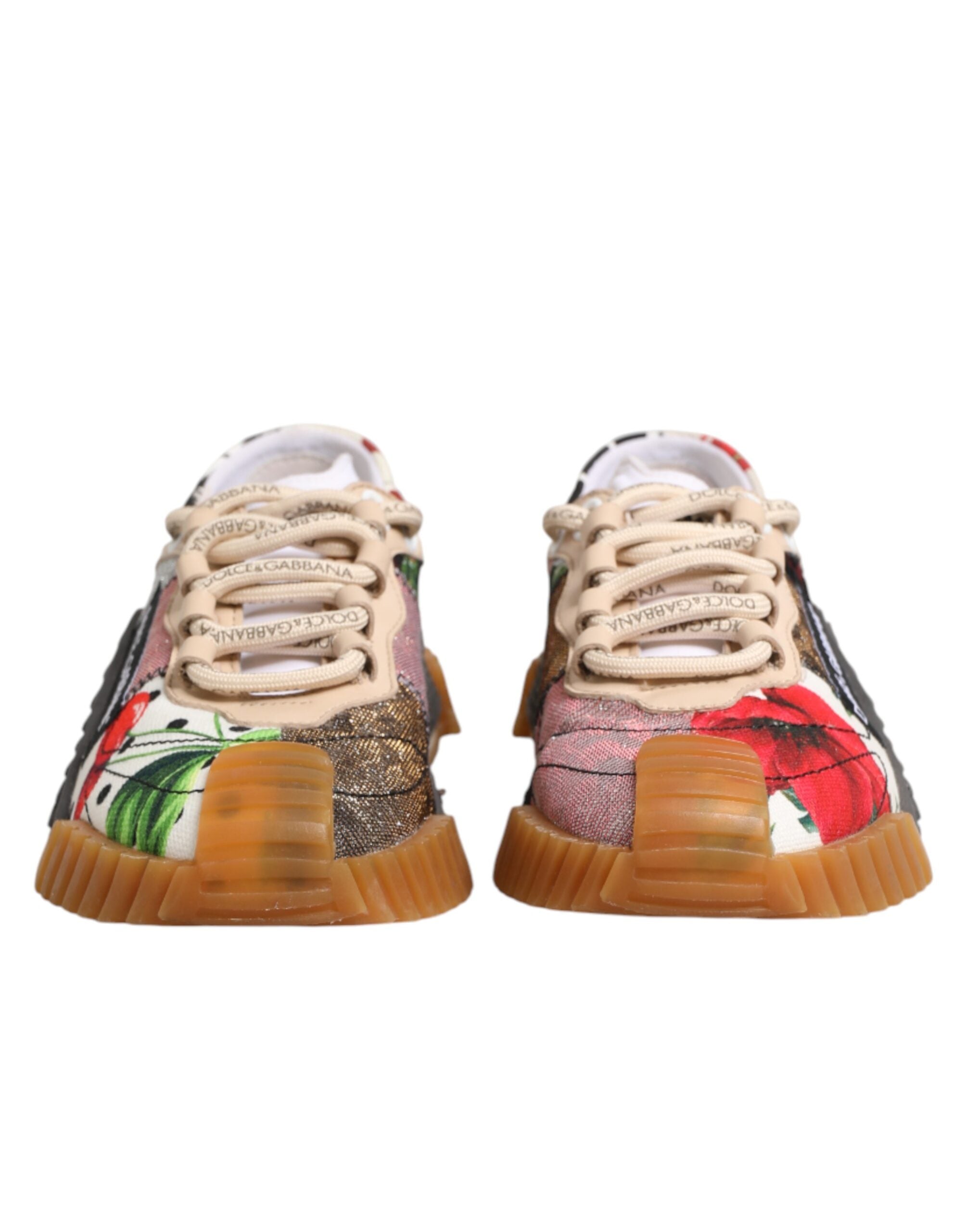 Dolce & Gabbana Multicolor Logo Low Top NS1 Sneakers Shoes Dolce & Gabbana