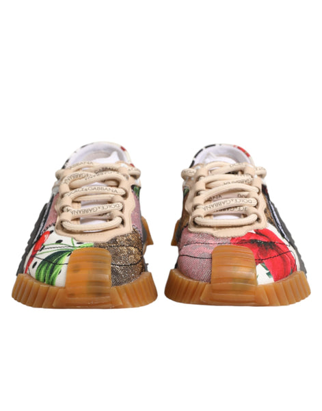 Dolce & Gabbana Multicolor Logo Low Top NS1 Sneakers Shoes Dolce & Gabbana
