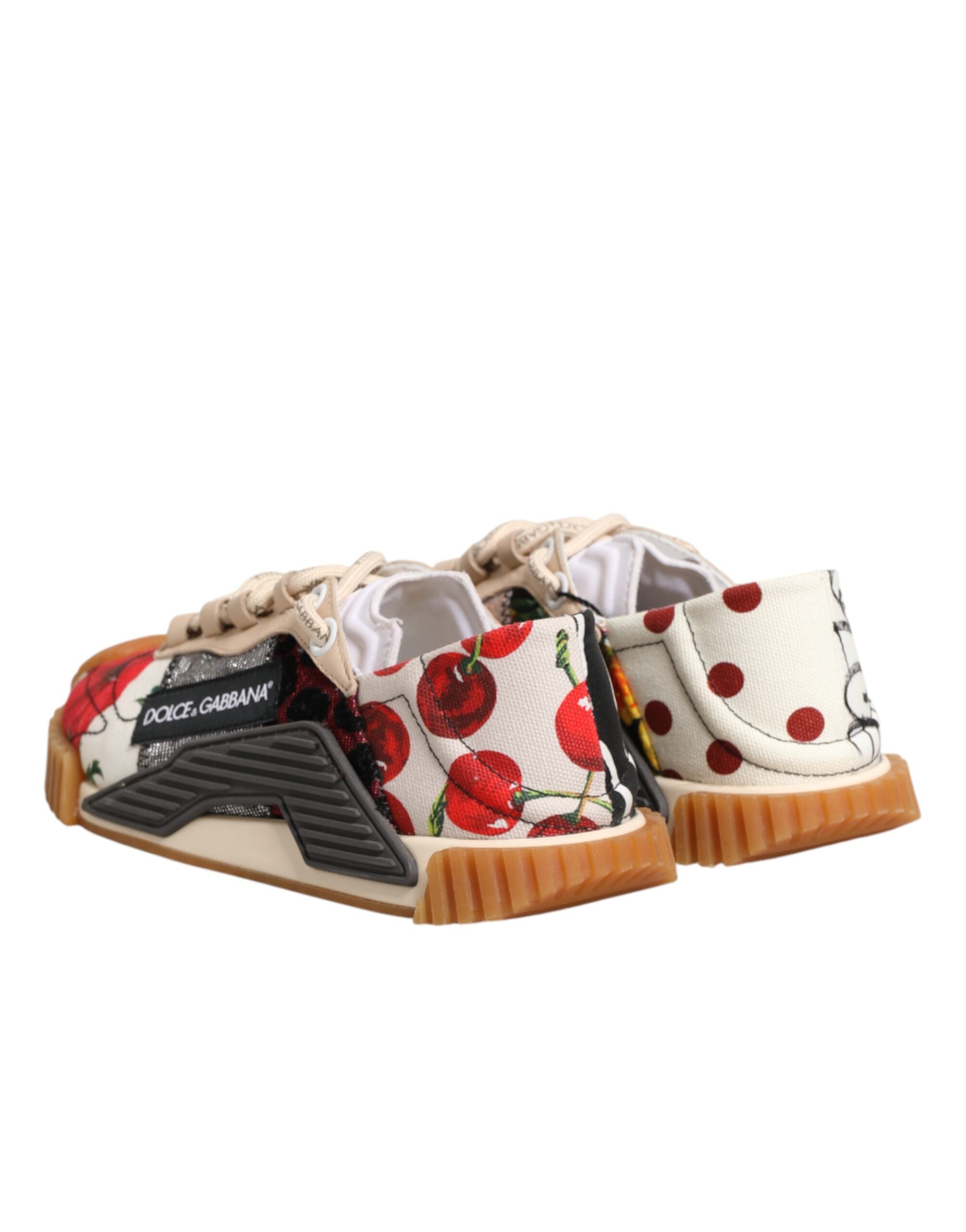 Dolce & Gabbana Multicolor Logo Low Top NS1 Sneakers Shoes Dolce & Gabbana