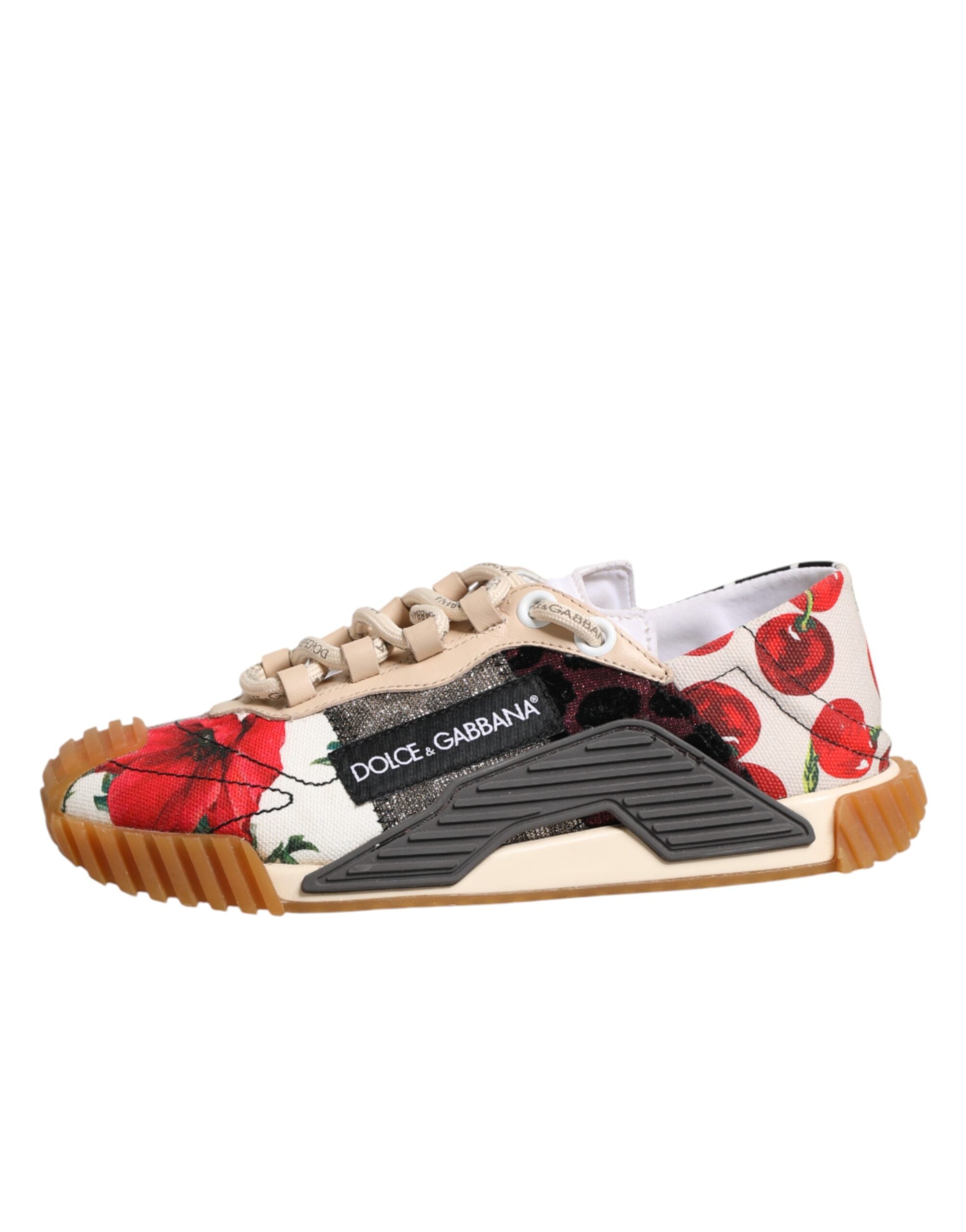 Dolce & Gabbana Multicolor Logo Low Top NS1 Sneakers Shoes Dolce & Gabbana