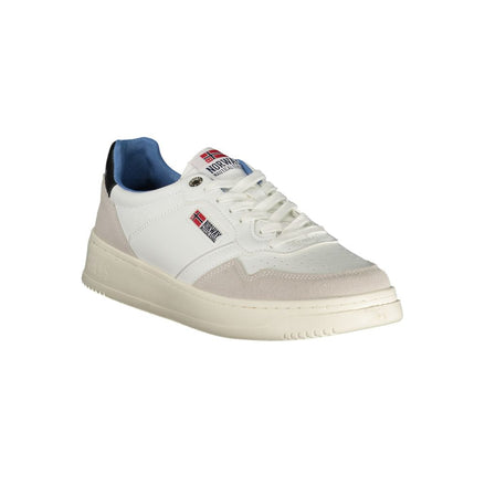 Norway 1963 White Polyester Men Sneaker Norway 1963