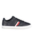 Tommy Hilfiger Blue Leather Men Sneaker Tommy Hilfiger
