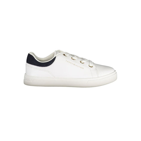 Tommy Hilfiger White Leather Women Sneaker Tommy Hilfiger