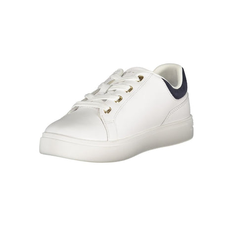 Tommy Hilfiger White Leather Women Sneaker Tommy Hilfiger