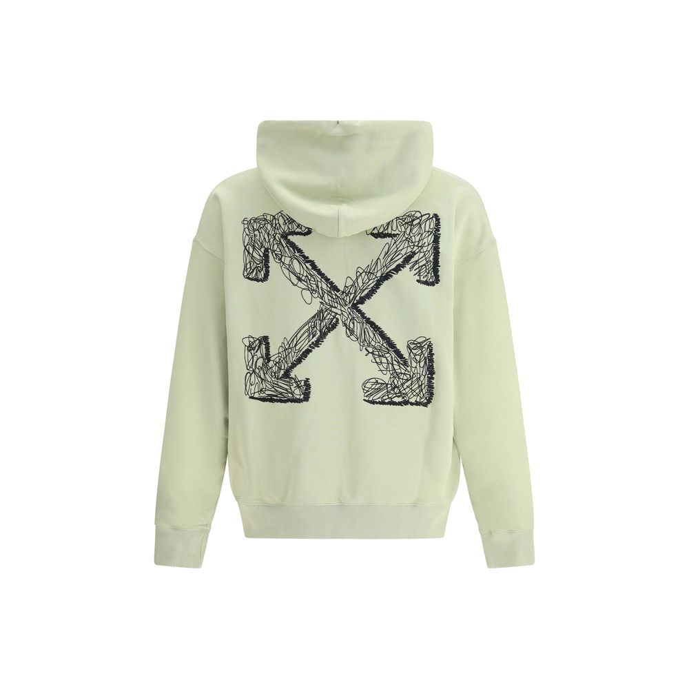 Off-White Bicolor Cotton Sweatshirt Off-White