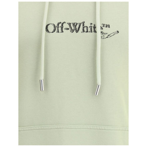 Off-White Bicolor Cotton Sweatshirt Off-White