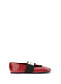 Givenchy Red Leather Ballet Flats Givenchy