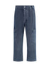Jacquemus Blue Cotton Jeans Denim Jacquemus