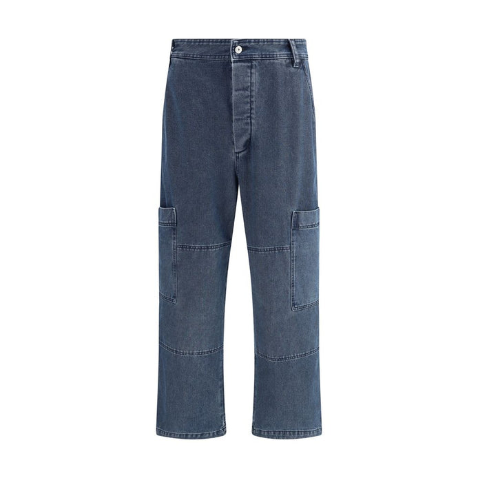 Jacquemus Blue Cotton Jeans Denim Jacquemus