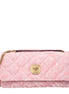 Versace Pink Fabric Shoulder Bag Versace