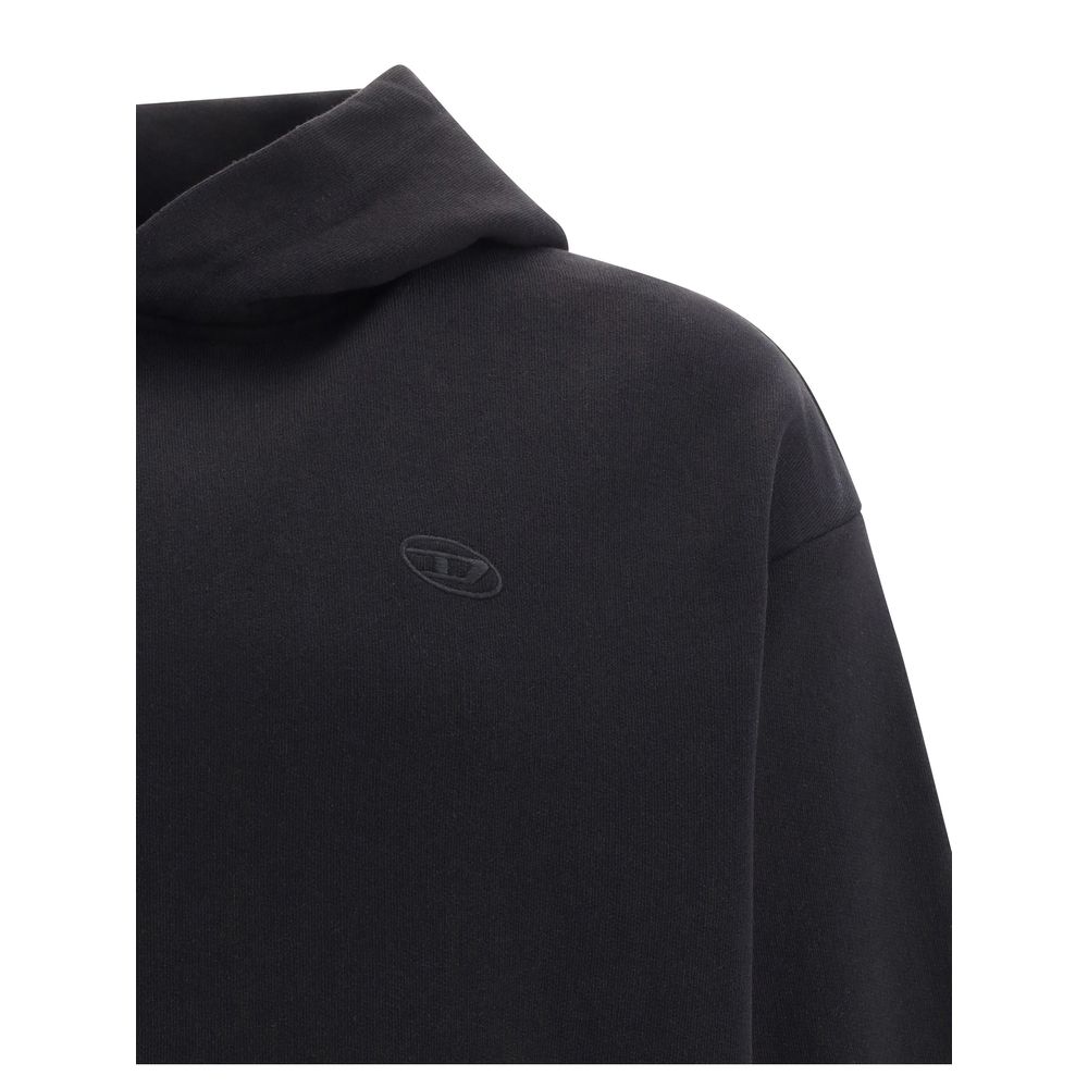 Diesel Black Elastane Sweatshirt Diesel
