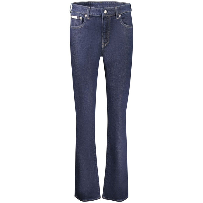 Calvin Klein Blu Cotton Damenjeans