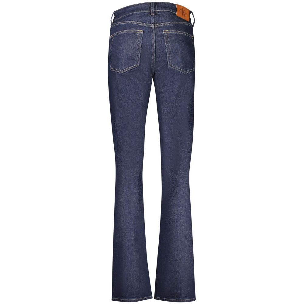 Calvin Klein Blu Cotton Damenjeans