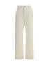 Golden Goose White Cotton Casual Pants Golden Goose