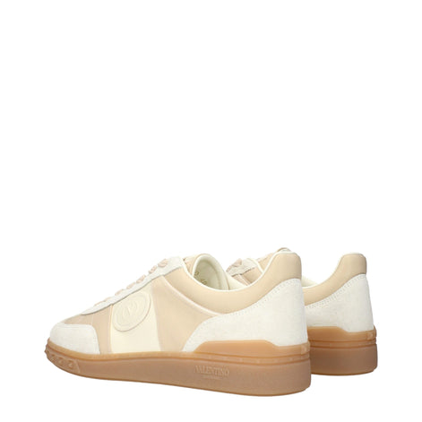 Valentino Garavani Beige Fabric Low Top Sneakers Valentino Garavani