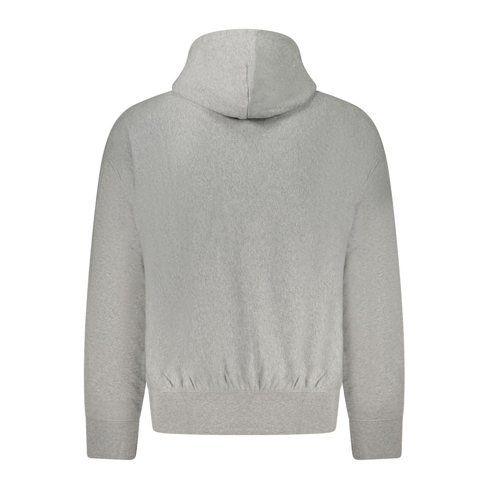 Calvin Klein Gray Cotton Men Sweatshirt Calvin Klein