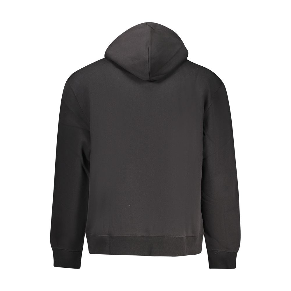 Calvin Klein Black Cotton Men's Hooded Sweatshirt Calvin Klein