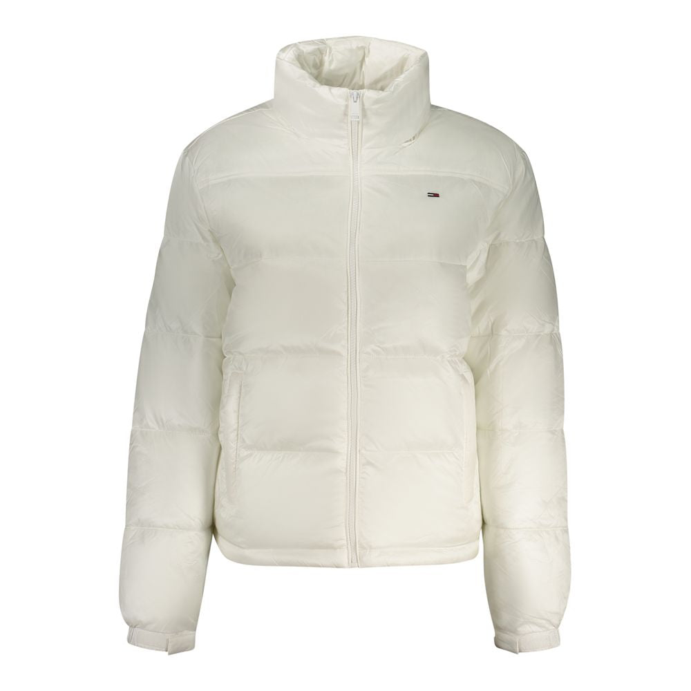 Tommy Hilfiger White Polyester Women's Jacket Tommy Hilfiger