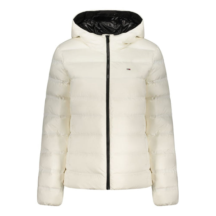 Tommy Hilfiger White Polyester Women's Jacket Tommy Hilfiger