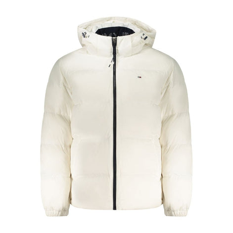 Tommy Hilfiger White Polyester Men's Jacket Tommy Hilfiger