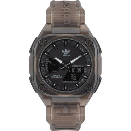 Adidas Brown Synthetic Sport Watch Adidas