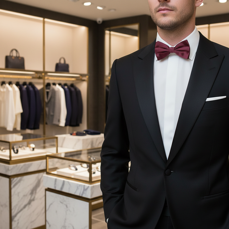 Dolce &amp; Gabbana Bordeaux Seidenfliege