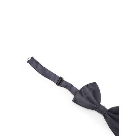 Dolce & Gabbana Gray Silk Bowtie Dolce & Gabbana