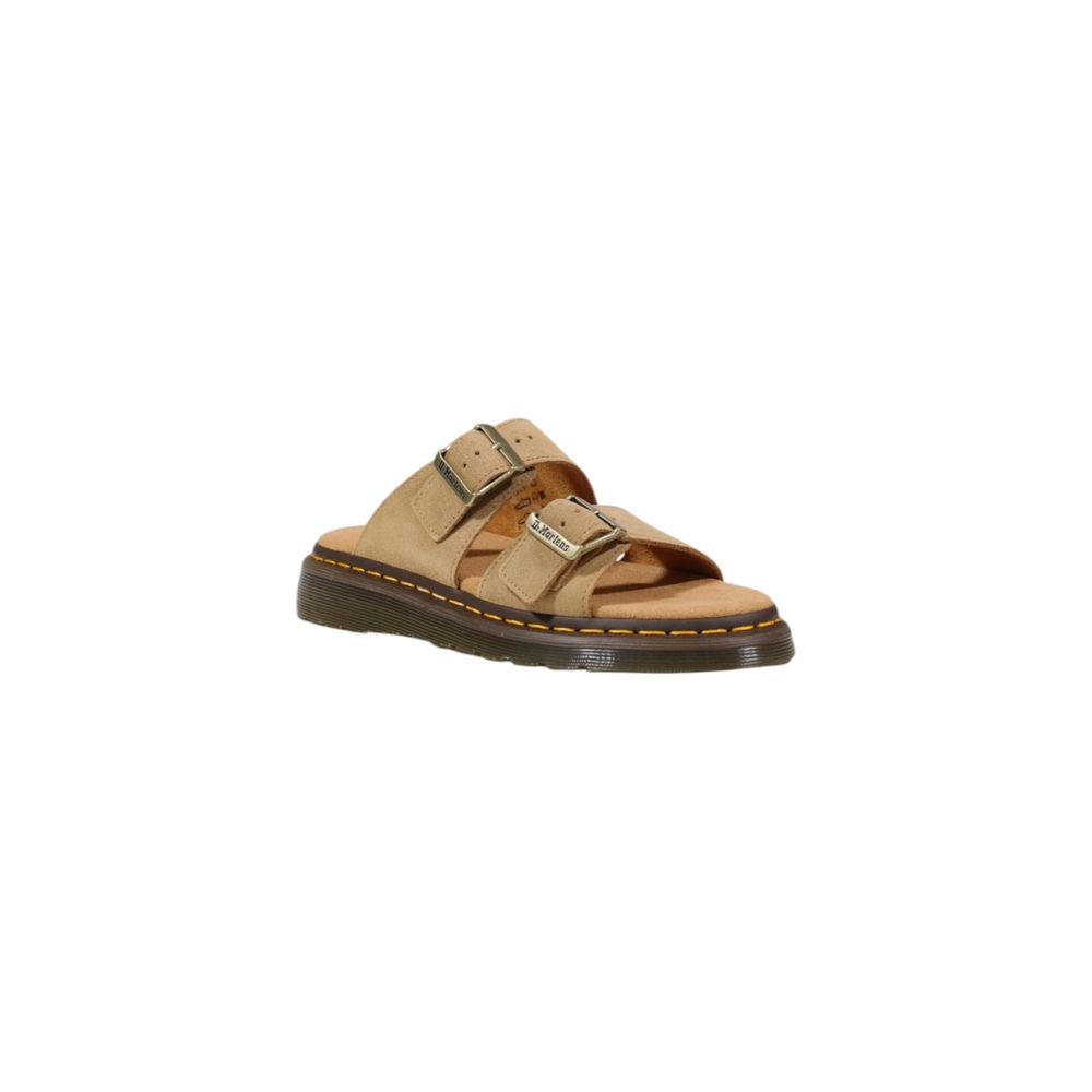 Dr. Martens Beige Leather Flat Sandals Dr. Martens