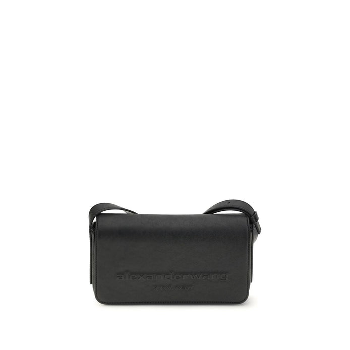 Alexander Wang Black Calf Leather Bos Taurus Shoulder Bag Alexander Wang