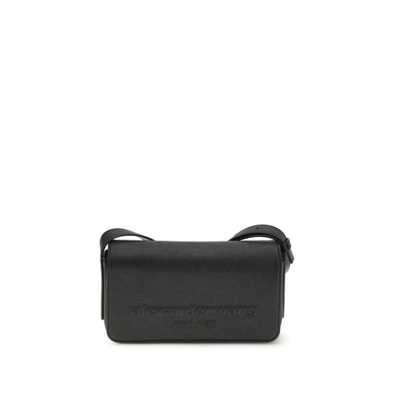Alexander Wang Black Calf Leather Bos Taurus Shoulder Bag Alexander Wang